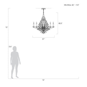 Lily Buds Candle Chandelier - view 2