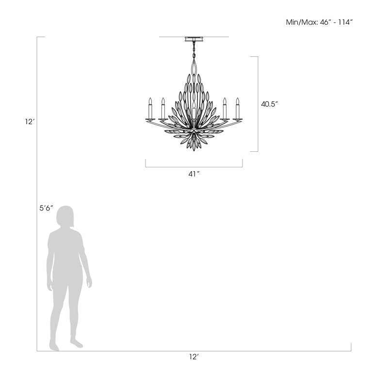 Lily Buds Candle Chandelier - view 2
