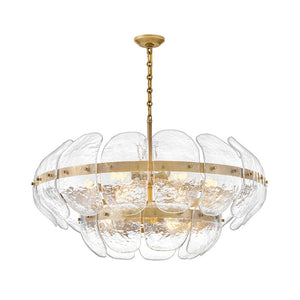 Lillia 9 - Light Steel Dimmable Chandelier - view 6