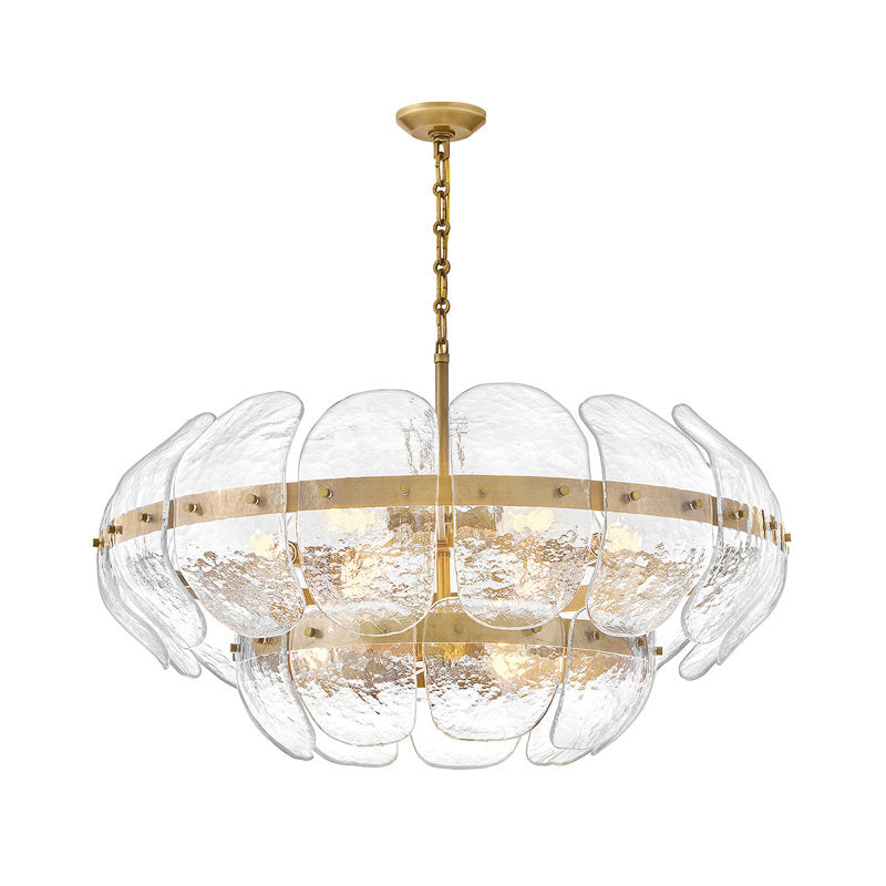 Lillia 9 - Light Steel Dimmable Chandelier - view 6
