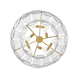 Lillia 9 - Light Steel Dimmable Chandelier - view 7
