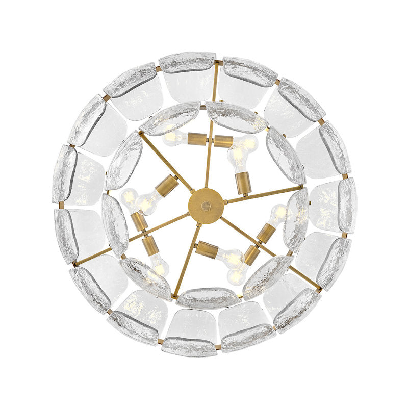 Lillia 9 - Light Steel Dimmable Chandelier - view 7