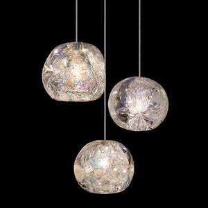 Nature-inspired round crystal Chandelier - view 12