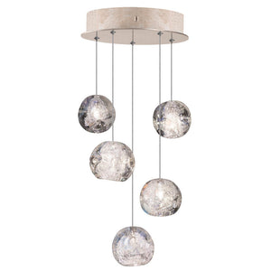 Nature-inspired round crystal Chandelier - view 26