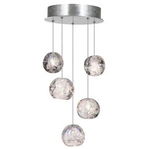 Nature-inspired round crystal Chandelier - view 28