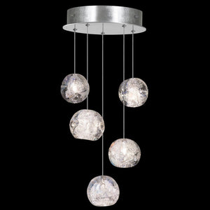 Nature-inspired round crystal Chandelier - view 27