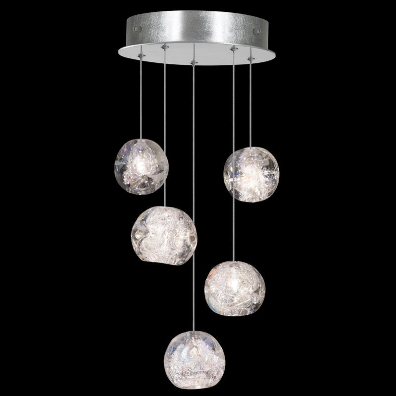 Nature-inspired round crystal Chandelier - view 27