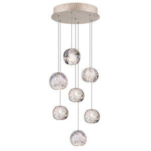 Nature-inspired round crystal Chandelier - view 2