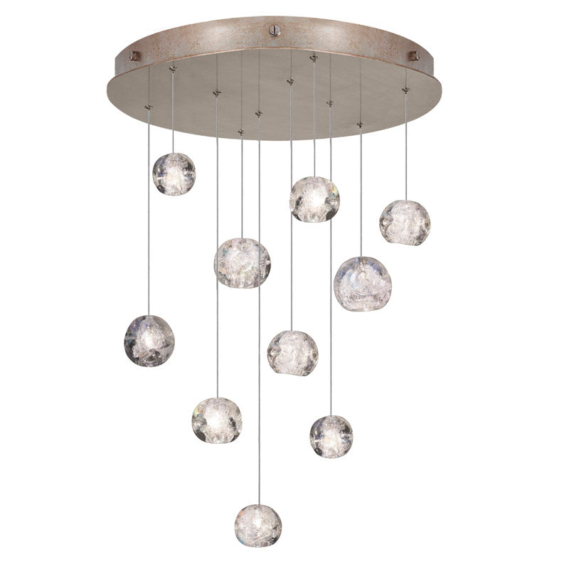 Nature-inspired round crystal Chandelier - view 6