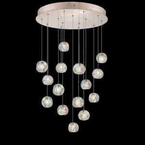 Nature-inspired round crystal Chandelier - view 9