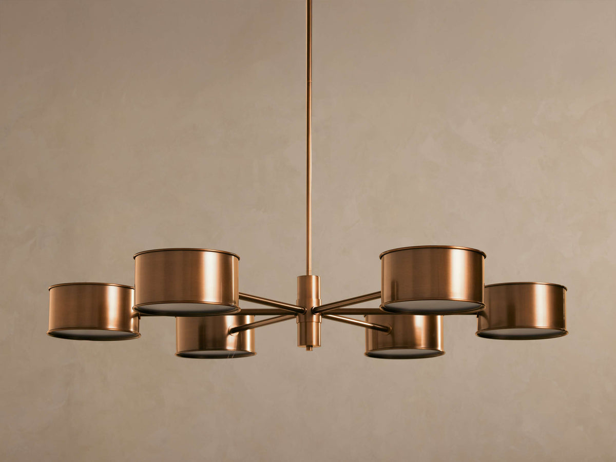 Daphne Metal Round Chandelier - view 2