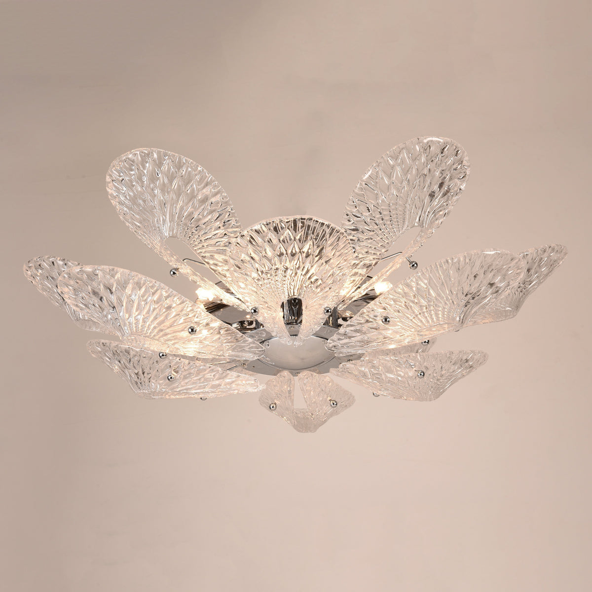 Bella Murano Glass Flower Chandelier - view 8