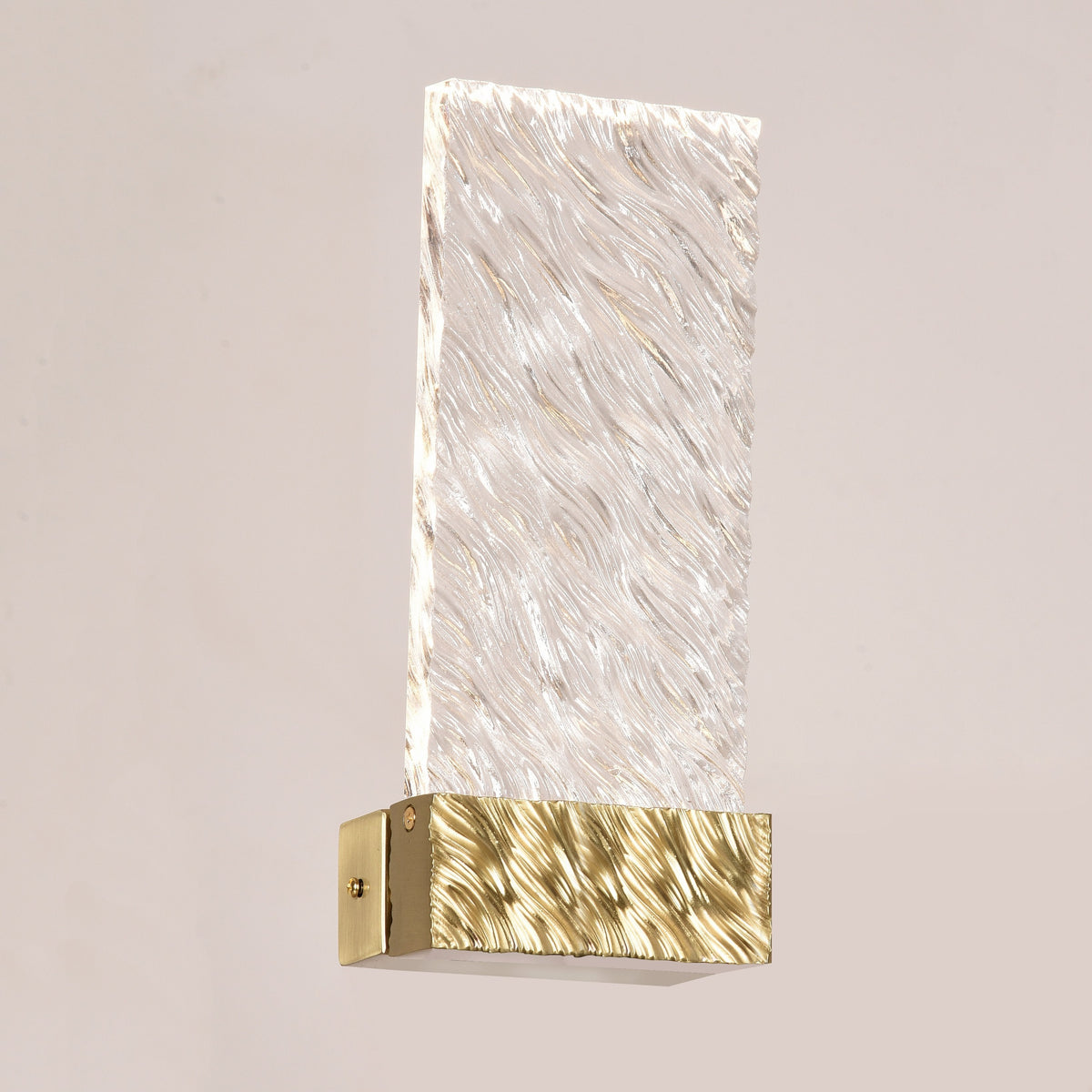 Aimee LED Sconce, crystal chandelier - view 2
