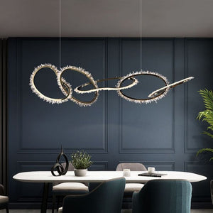 Daltree 5 Rings Chandelier - view 2
