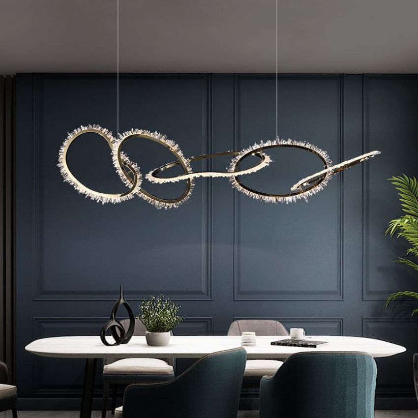 Daltree 5 Rings Chandelier - view 2