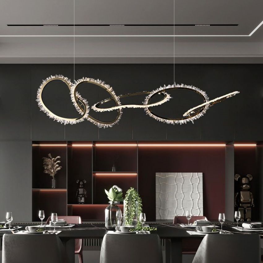 Daltree 5 Rings Chandelier - view 5