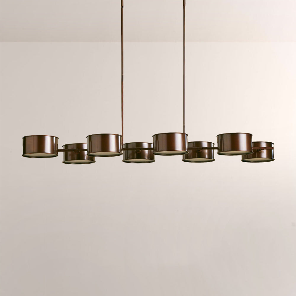 Daphna Linear Metal Drum Chandelier - view 6