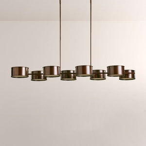 Daphna Linear Metal Drum Chandelier - view 6