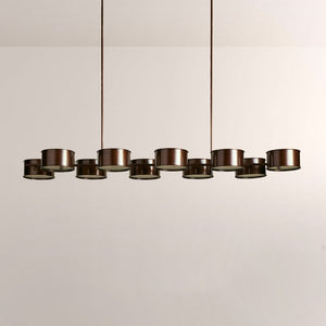Daphna Linear Metal Drum Chandelier - view 4