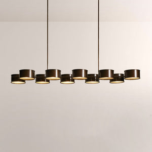 Daphna Linear Metal Drum Chandelier - view 8