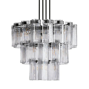 Delsie Round Art Glass Chandelier 38" 48" 60"D - view 9