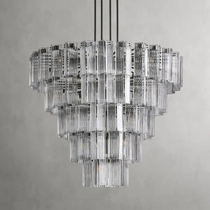 Delsie Round Art Glass Chandelier 38" 48" 60"D - view 12