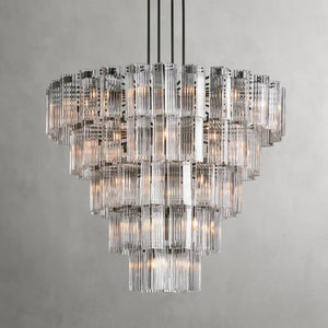 Delsie Round Art Glass Chandelier 38" 48" 60"D - view 24