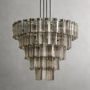Delsie Round Art Glass Chandelier 38" 48" 60"D - view 13