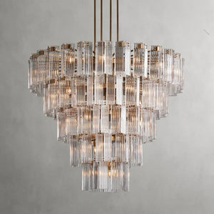 Delsie Round Art Glass Chandelier 38" 48" 60"D - view 17