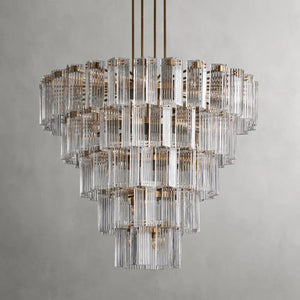 Delsie Round Art Glass Chandelier 38" 48" 60"D - view 19