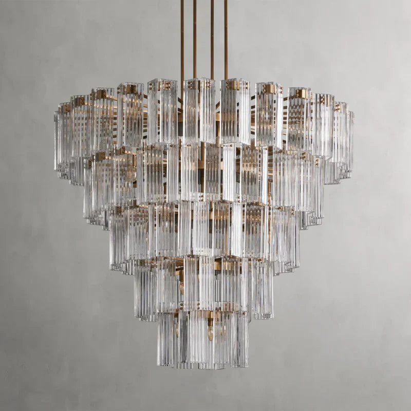 Delsie Round Art Glass Chandelier 38" 48" 60"D - view 19
