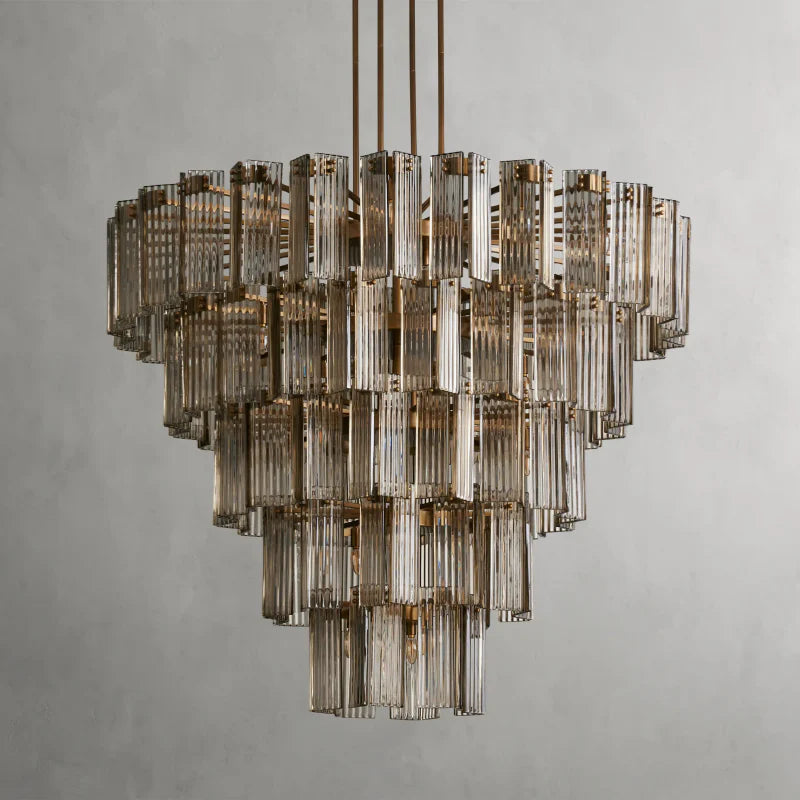 Delsie Round Art Glass Chandelier 38" 48" 60"D - view 20
