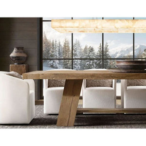Derive Rectangular Calcite Chandelier 72" - view 4