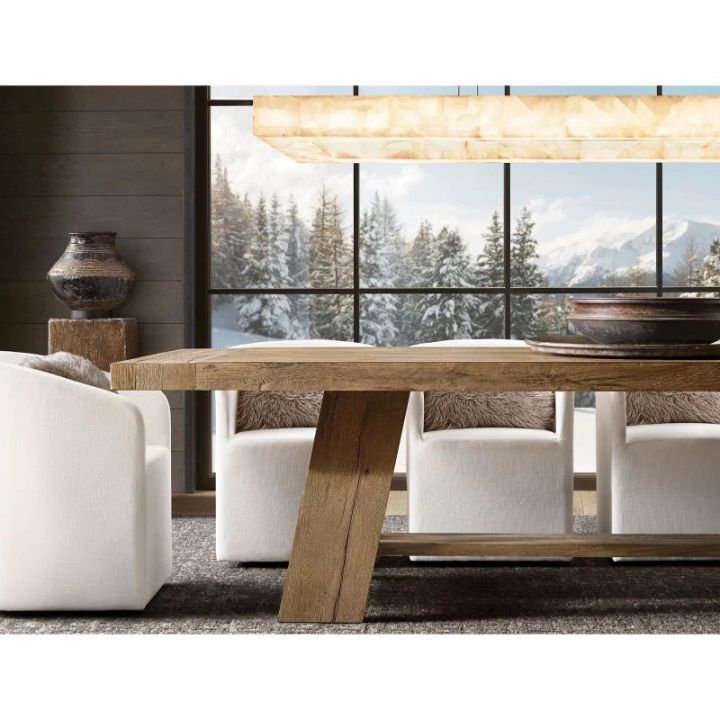 Derive Rectangular Calcite Chandelier 72" - view 4