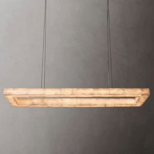 Derive Rectangular Calcite Chandelier 72" - view 3