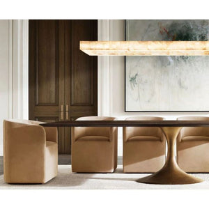 Derive Rectangular Calcite Chandelier 72" - view 6