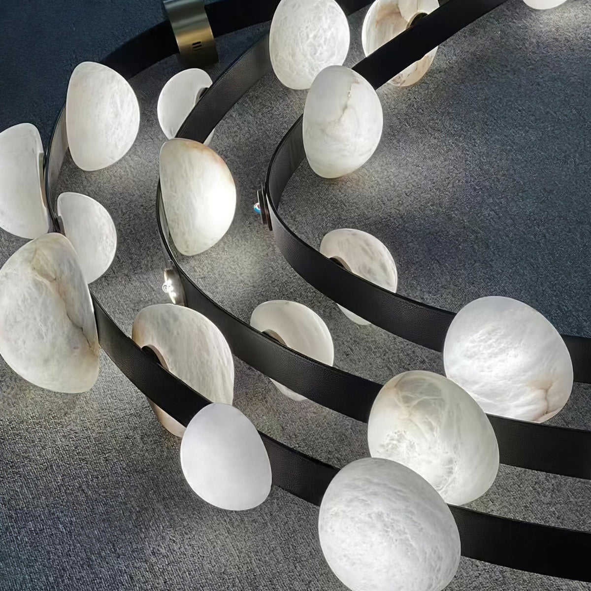 Dew Drops Alabaster Chandelier - view 11