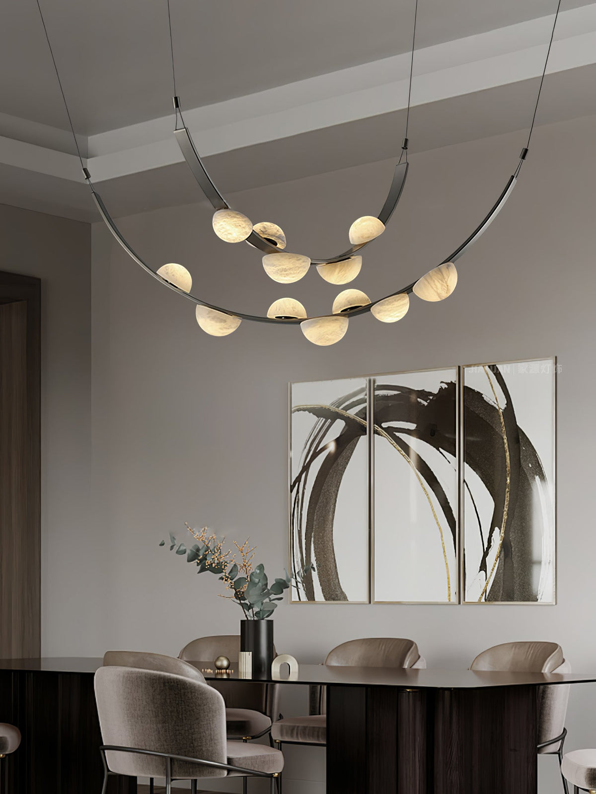 Dew Drops Alabaster Chandelier - view 7