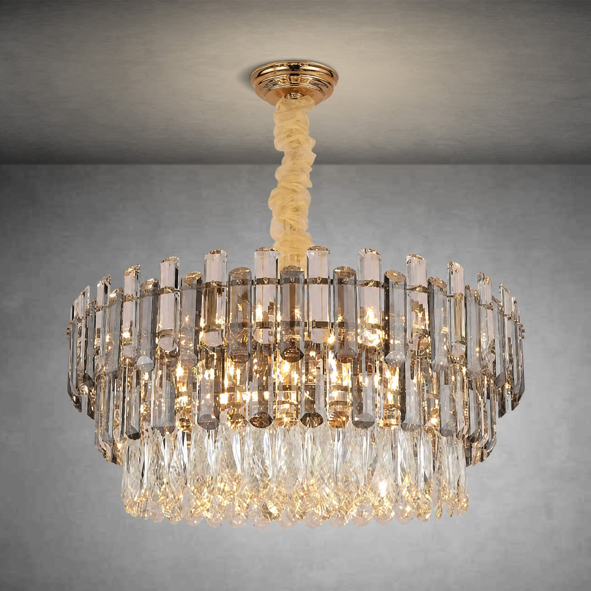 Brass Chandelier - view 3