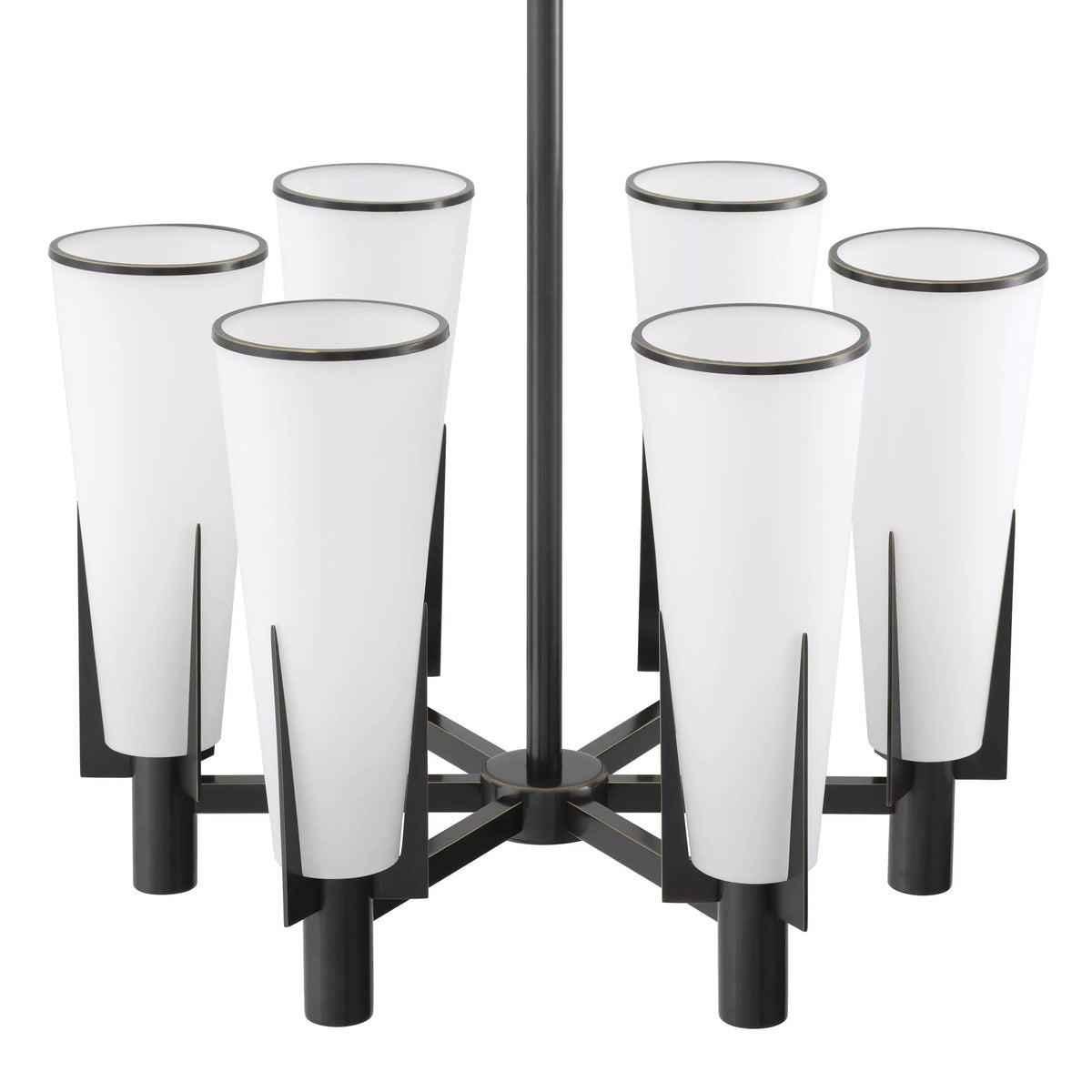 Nora Modern Brass Chandelier - view 10