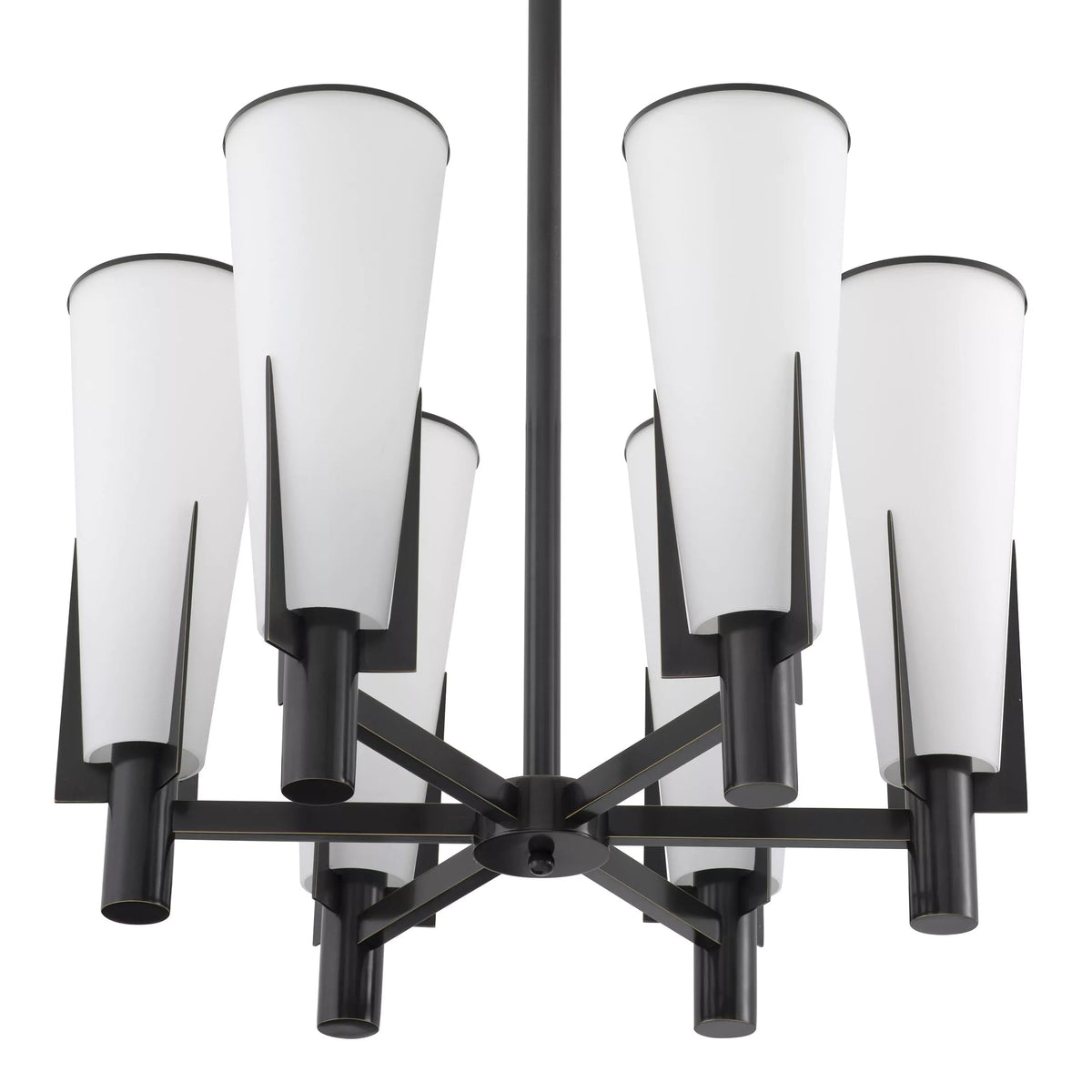 Nora Modern Brass Chandelier - view 11