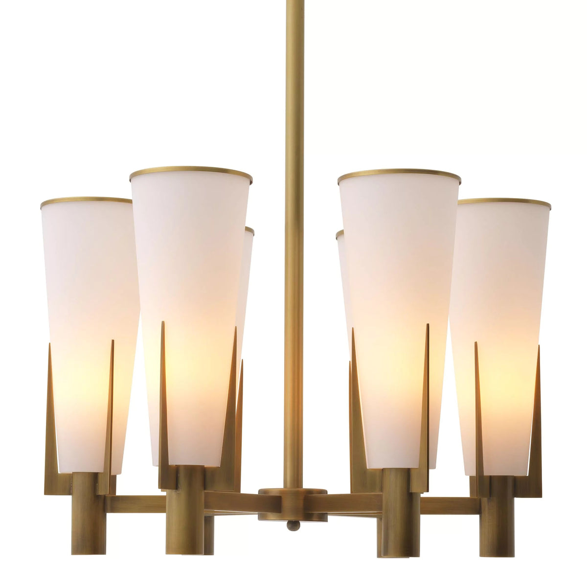 Nora Modern Brass Chandelier - view 5