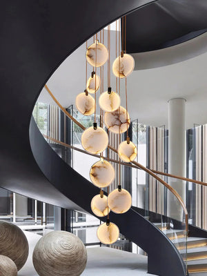Moonshade Natural Marble Pendant Light Fixture - view 9