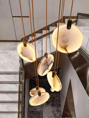 Moonshade Natural Marble Pendant Light Fixture - view 12