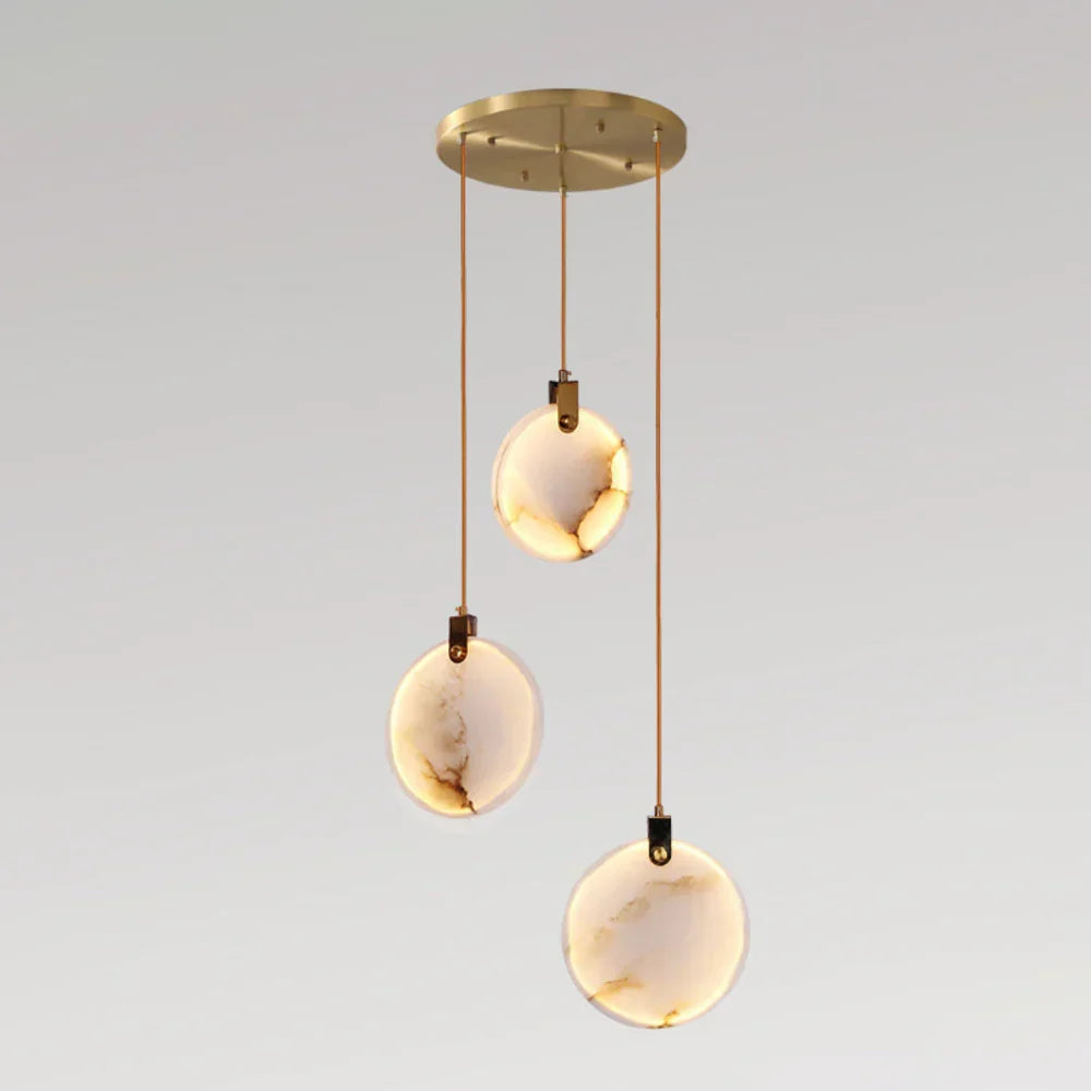 Moonshade Natural Marble Pendant Light Fixture - view 24