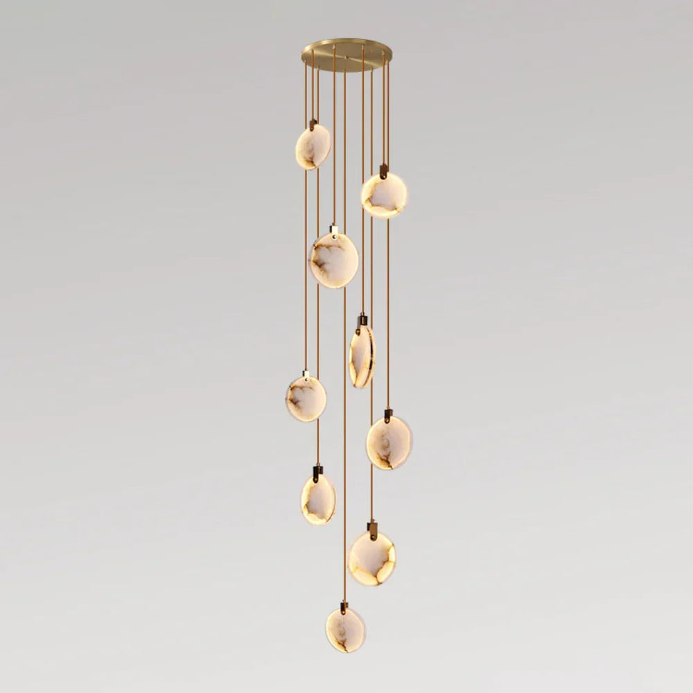 Moonshade Natural Marble Pendant Light Fixture - view 22
