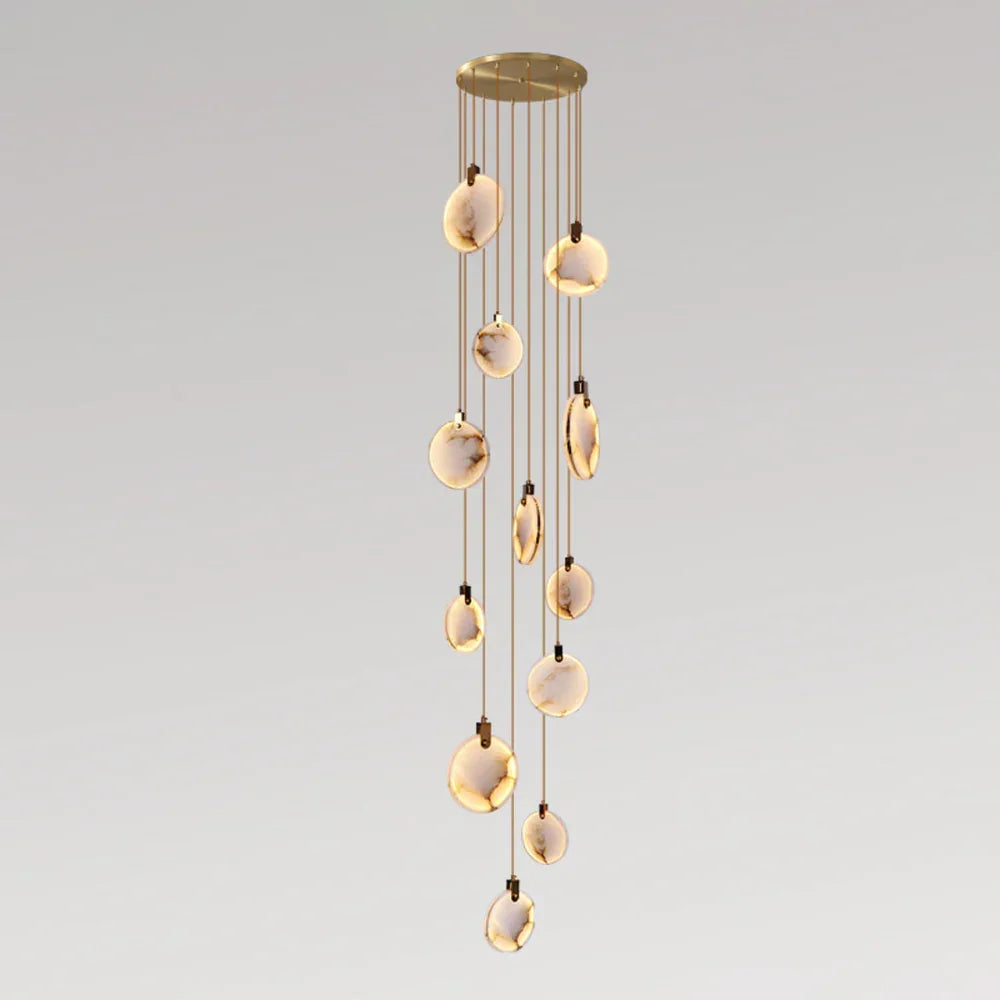 Moonshade Natural Marble Pendant Light Fixture - view 21