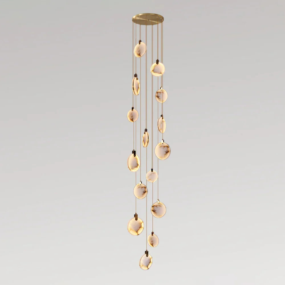 Moonshade Natural Marble Pendant Light Fixture - view 20