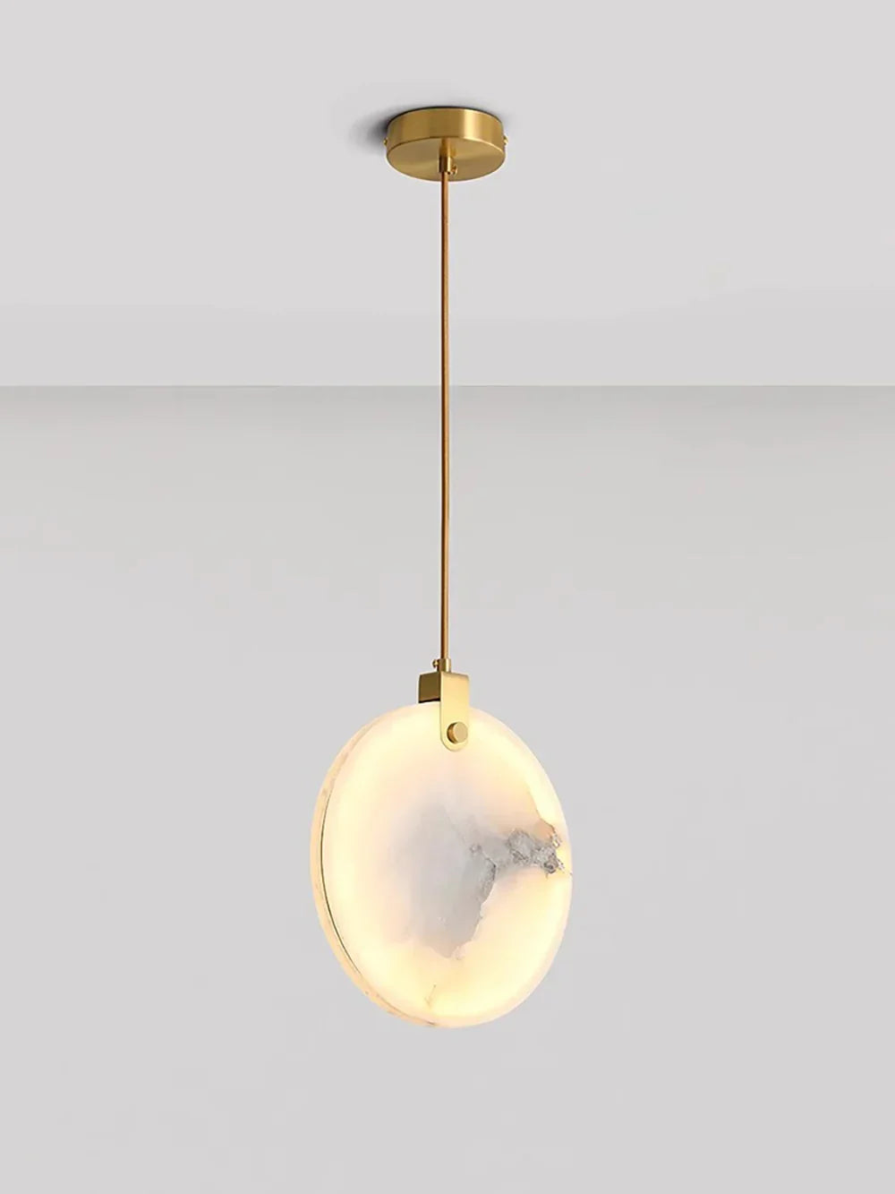 Moonshade Natural Marble Pendant Light Fixture - view 25