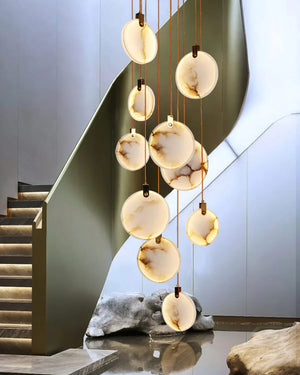 Moonshade Natural Marble Pendant Light Fixture - view 10